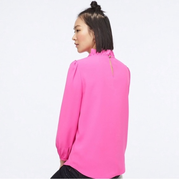 J. Crew Black Ruffled Blouse - Picture 3 of 8